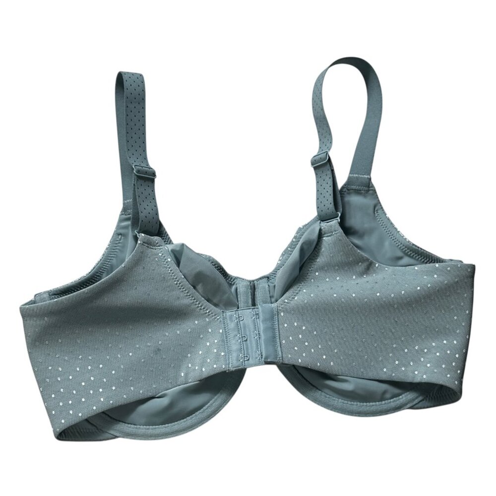 Wacoal Back Appeal Underwire Bra Stone Blue 36DDD Style 855303 NWOT - Picture 3 of 9